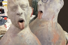 Selfies 2 met en zonder bril